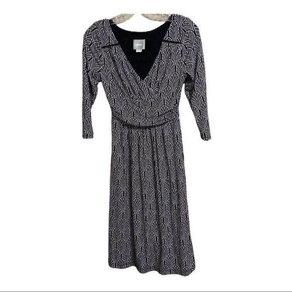 𝅺ANTHROPOLOGIE Sz XS Galena Midi Dress - Picture 2 of 8